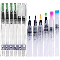 Pincel de Agua- Dioxide 6 Piezas Pinceles Acuarela de Pintura- Water Brush Pens para Pinturas de Acuarela- Rotuladores…